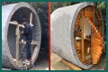 I turned a concrete water pipe into a stunning tiny home…I came up with the idea on a building site & it only cost £12k
